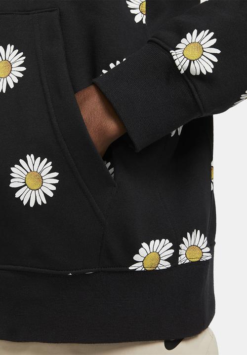 Nike - NSW  Sport Essentials+ Men's French Terry Hoodie -  Black & White