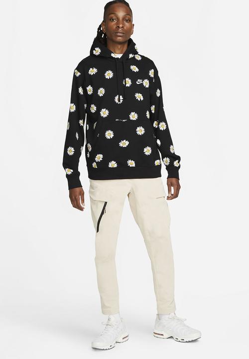Nike - NSW  Sport Essentials+ Men's French Terry Hoodie -  Black & White