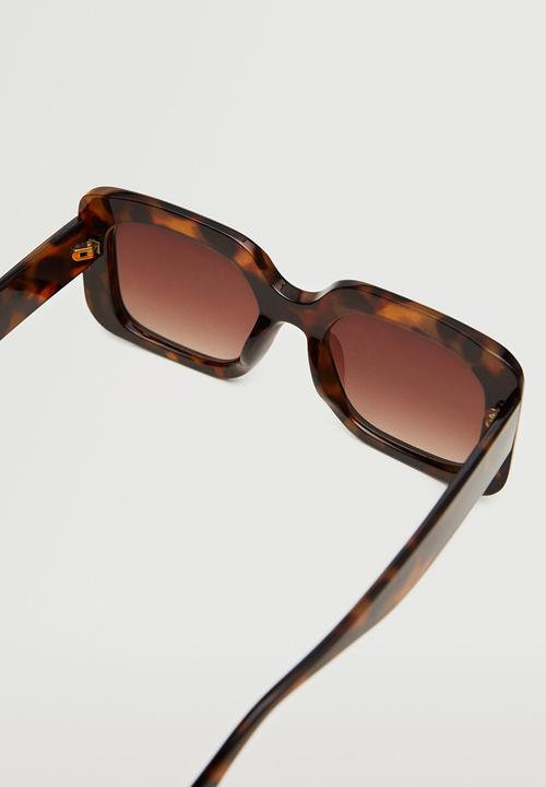 MANGO - Acetate frame sunglasses - chocolate