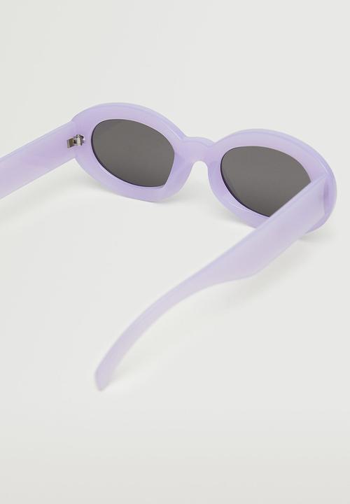 MANGO - Acetate frame sunglasses - lilac