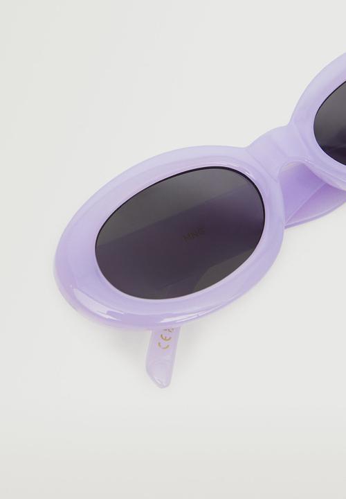 MANGO - Acetate frame sunglasses - lilac