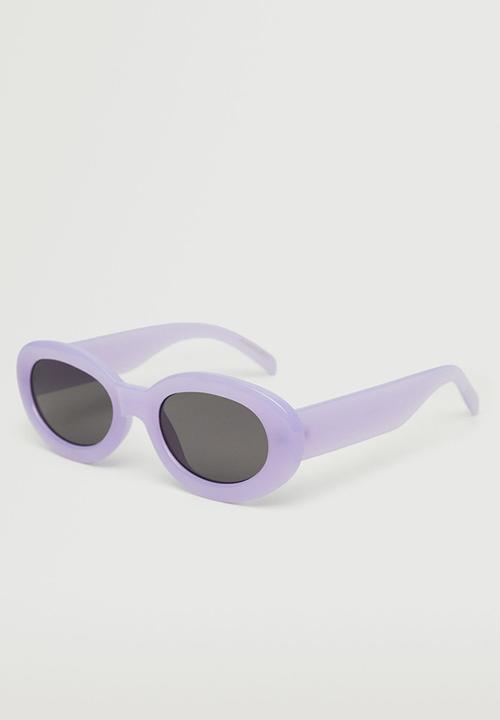 MANGO - Acetate frame sunglasses - lilac