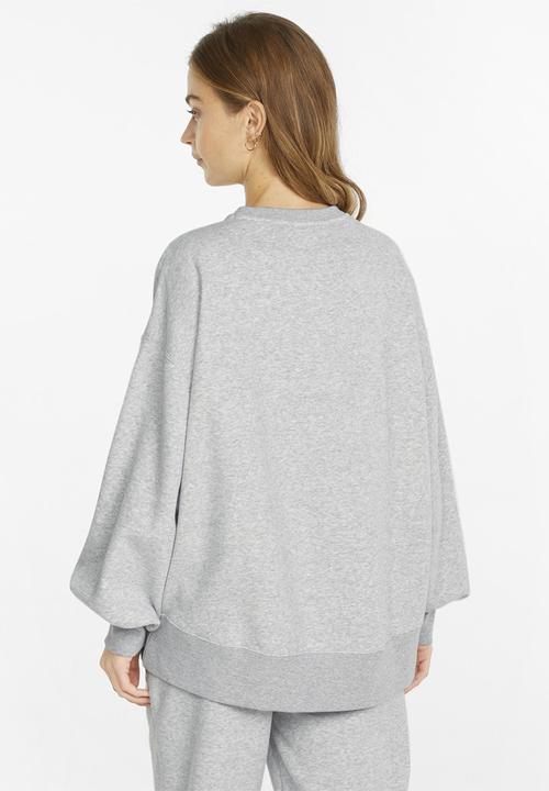 PUMA - Classic oversized crew - light grey heather