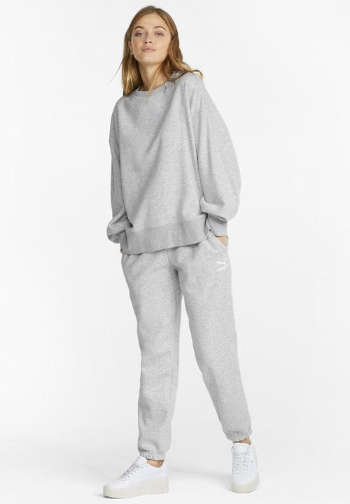 PUMA - Classic oversized crew - light grey heather