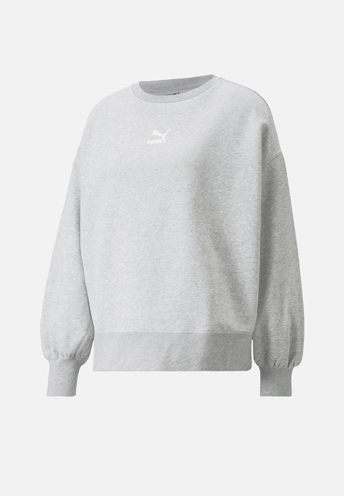 PUMA - Classic oversized crew - light grey heather