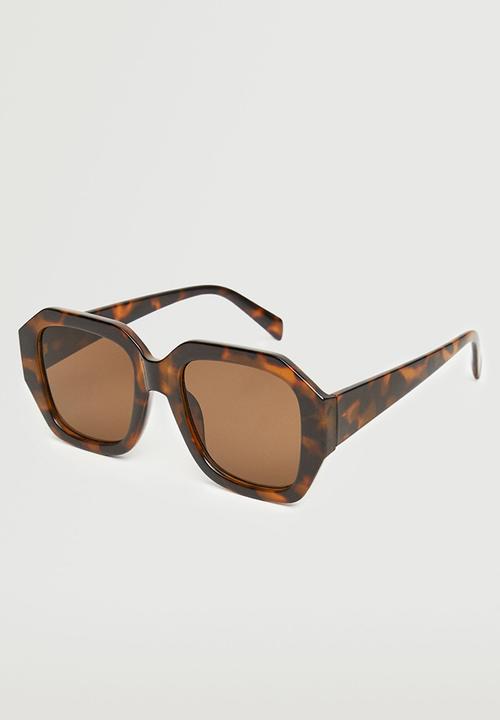MANGO - Acetate frame sunglasses - chocolate