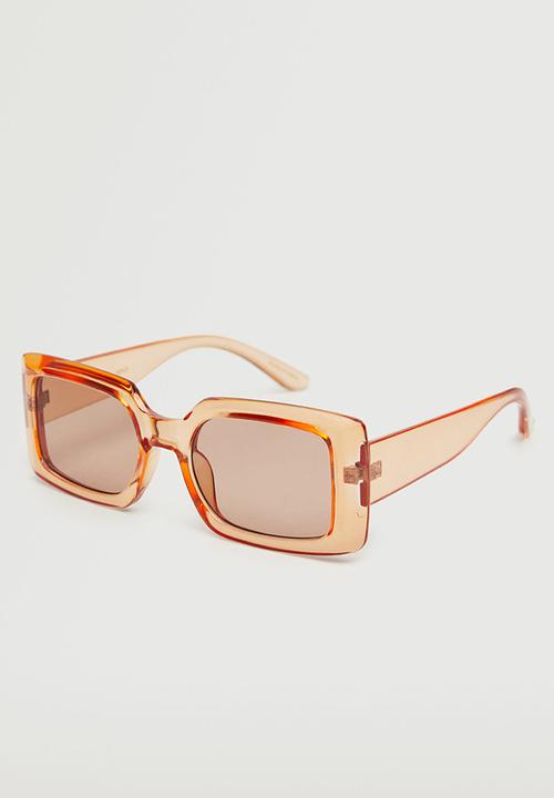 MANGO - Clear frame sunglasses - orange