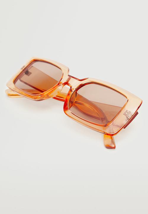 MANGO - Clear frame sunglasses - orange