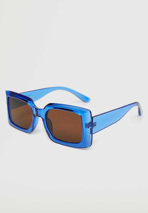 MANGO - Clear frame sunglasses - blue