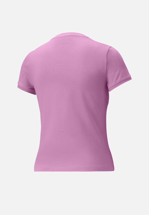 PUMA - Classic fitted tee - opera mauve