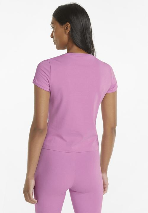 PUMA - Classic fitted tee - opera mauve
