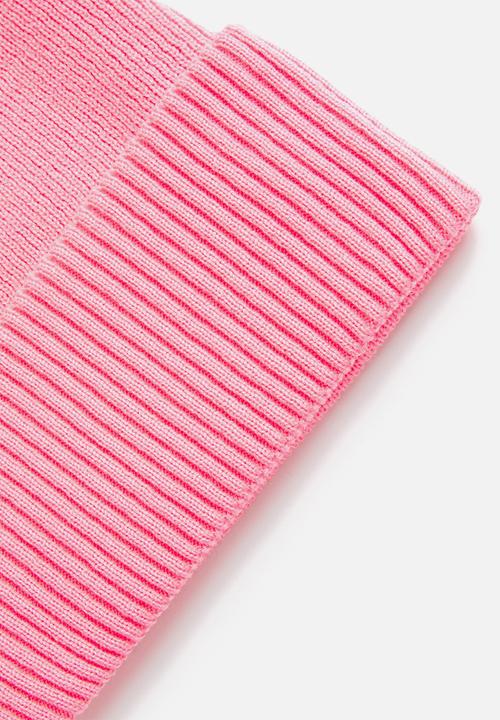 Superbalist - Fine rib knit beanie - pink