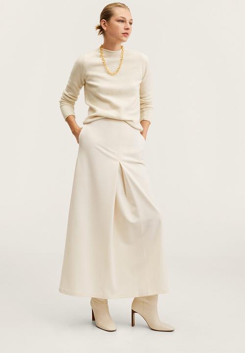 MANGO - Skirt macaron-a - light beige