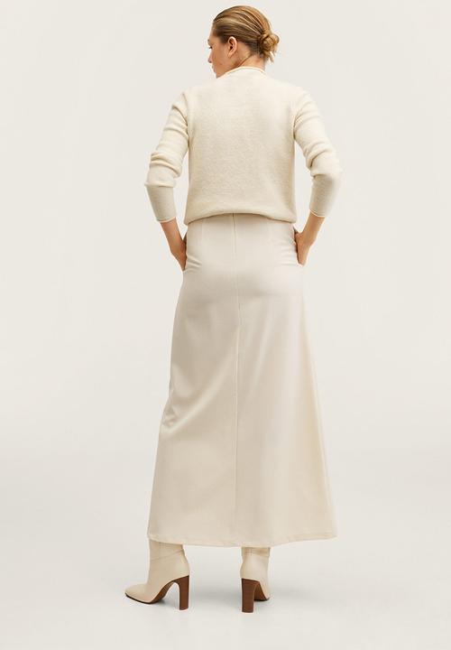 MANGO - Skirt macaron-a - light beige