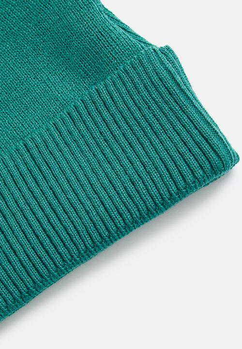 Superbalist - Fine rib knit beanie - sage