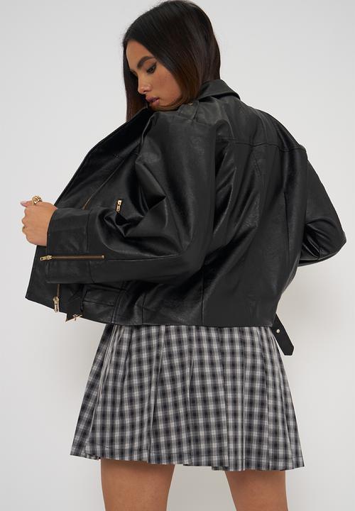 Daisy Street - Biker jacket - black