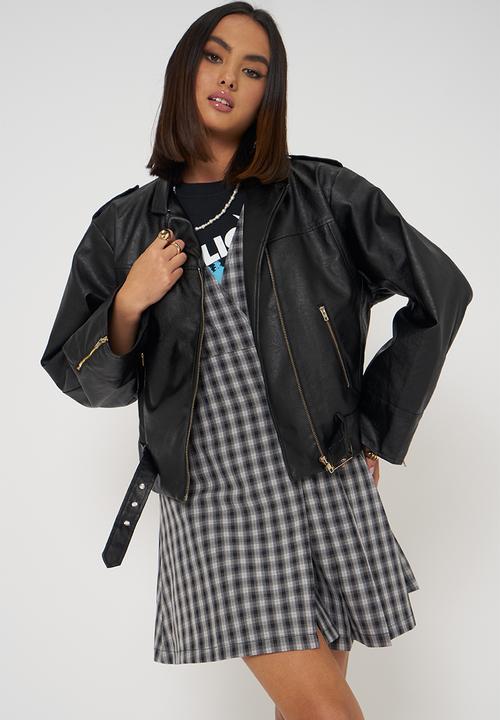 Daisy Street - Biker jacket - black