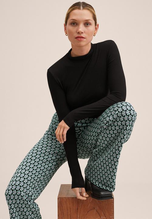 MANGO - Trousers gaynor - green