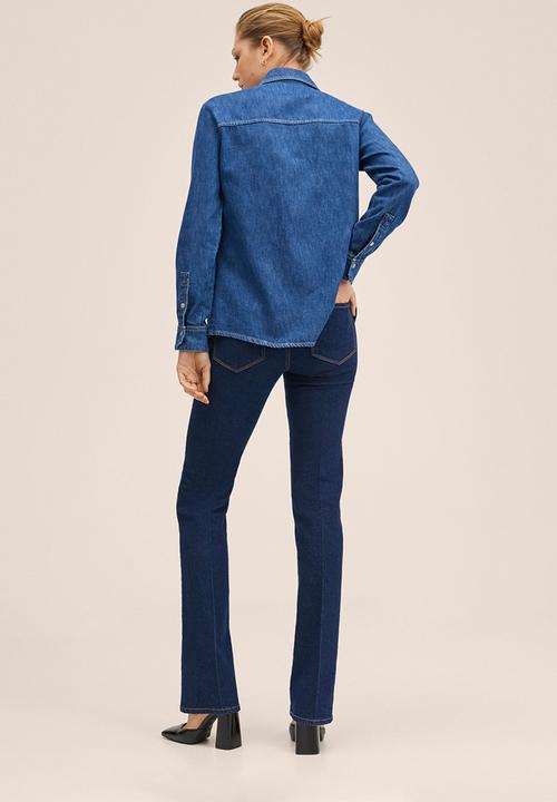 MANGO - Jeans philipa - open blue
