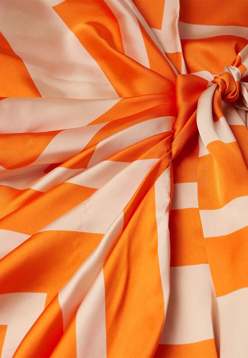 MANGO - Dress cinema - light pastel orange