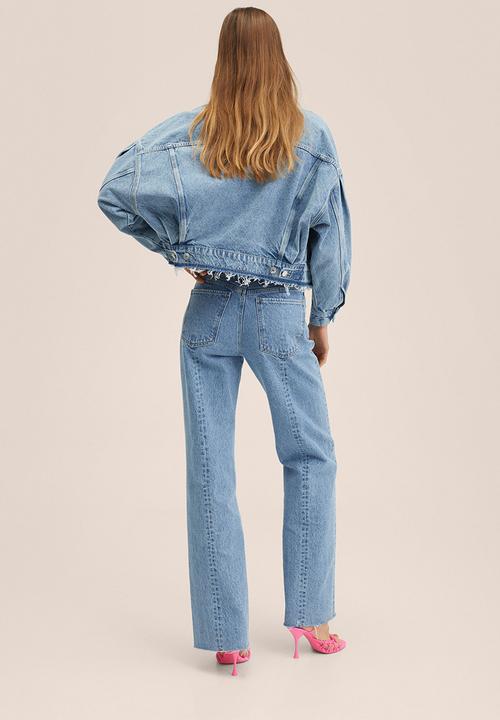 MANGO - Jeans amalien - open blue