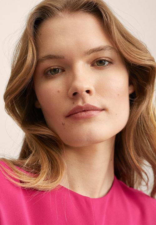 MANGO - Dress delia - bright pink