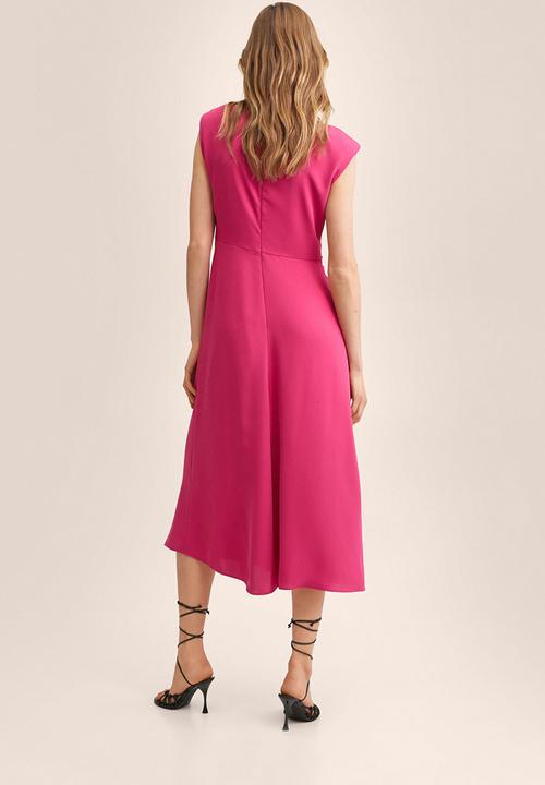 MANGO - Dress delia - bright pink