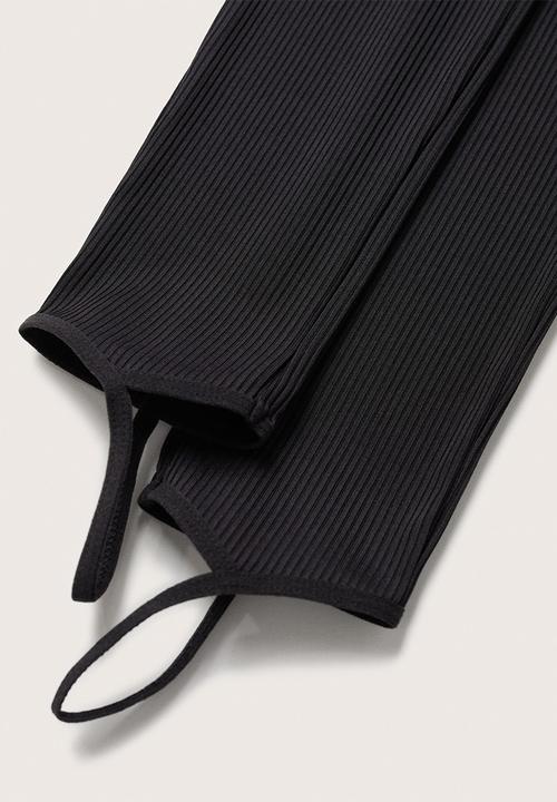 MANGO - Leggings anita - black