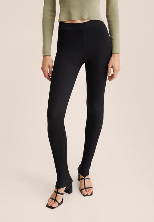 MANGO - Leggings anita - black