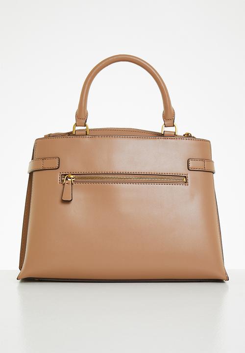 GUESS - Zadie girlfriend satchel - camel