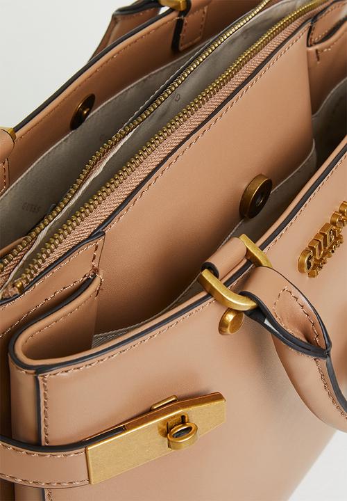GUESS - Zadie girlfriend satchel - camel