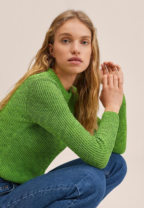 MANGO - Sweater petra - green