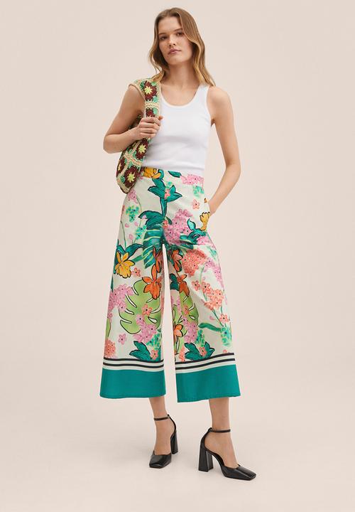 MANGO - Trousers tropi-h - multi 