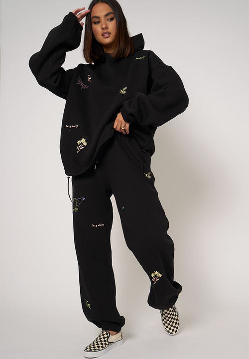 Daisy Street - Maya hoodie - black 
