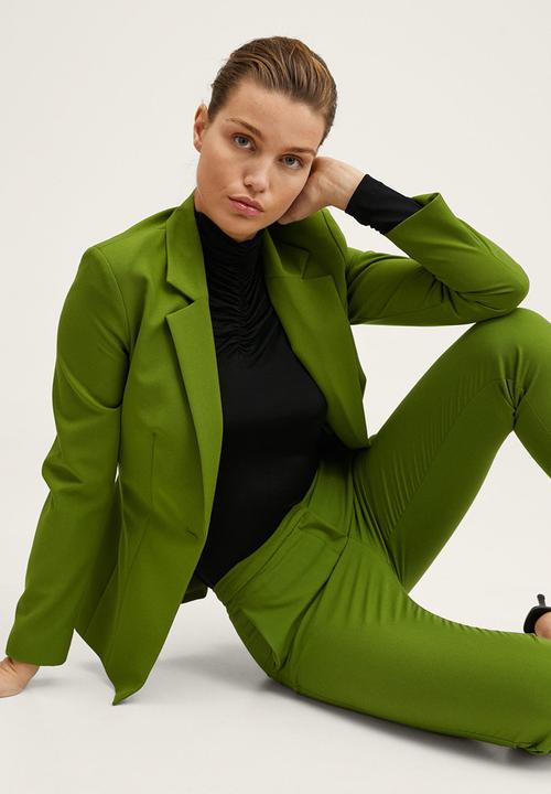 MANGO - Jacket macaron2-a - green