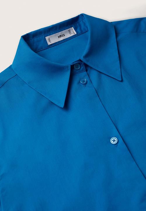 MANGO - Shirt limpia - medium blue