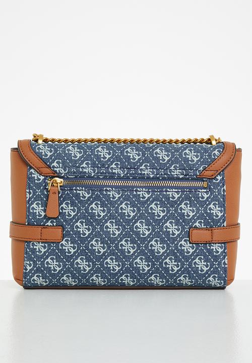GUESS - Zadie logo convertible crossbody flap - multi 