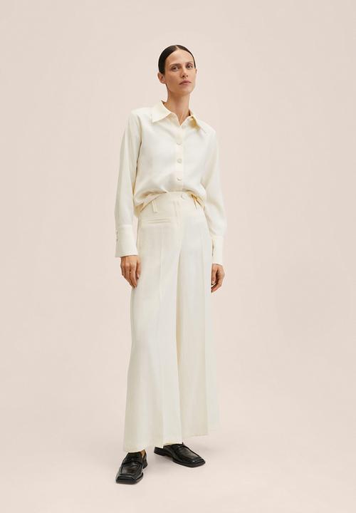 MANGO - Shirt pope-h - natural
