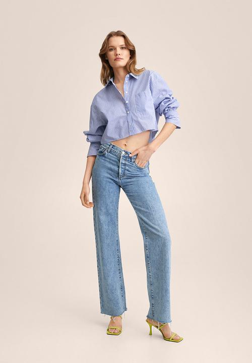 MANGO - Shirt jamecor - medium blue