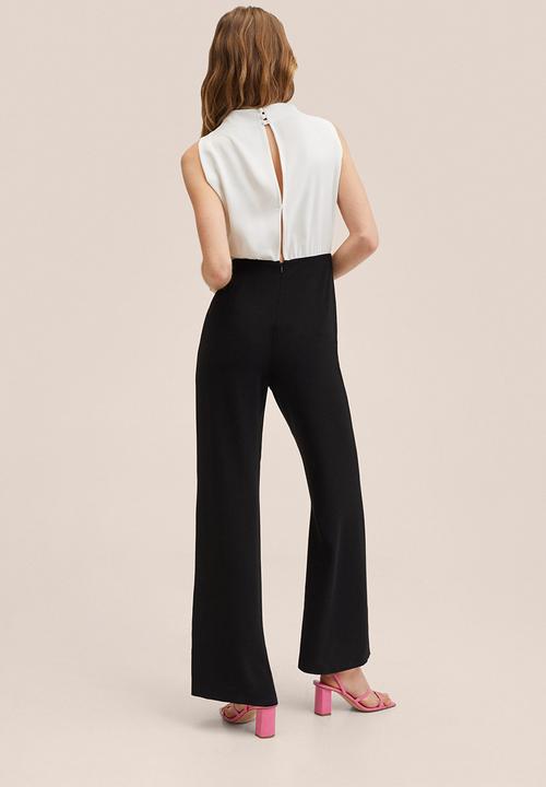 MANGO - One-piece suit blush - black