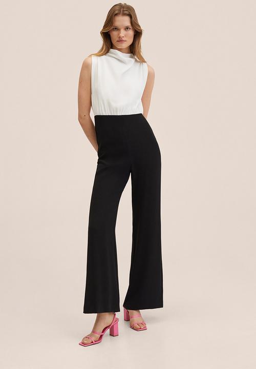 MANGO - One-piece suit blush - black
