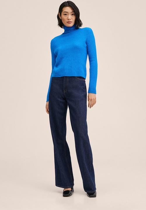MANGO - Sweater canoli - blue