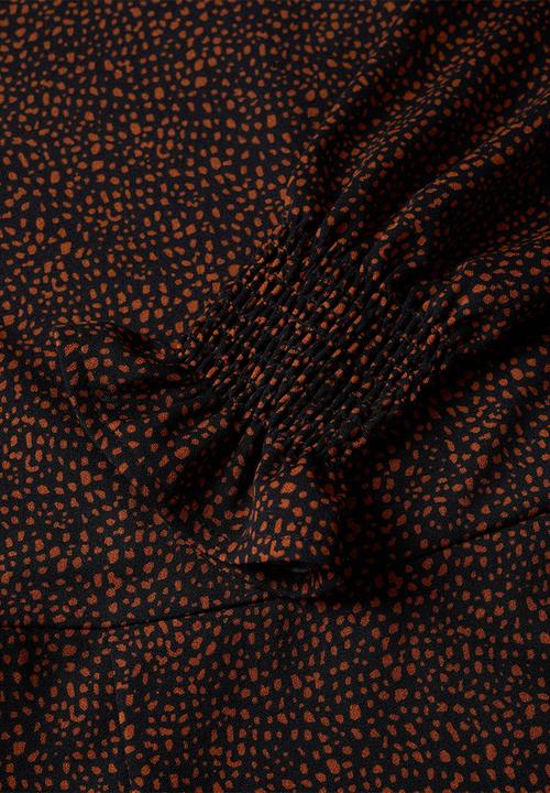 MANGO - Dress romera  - rust