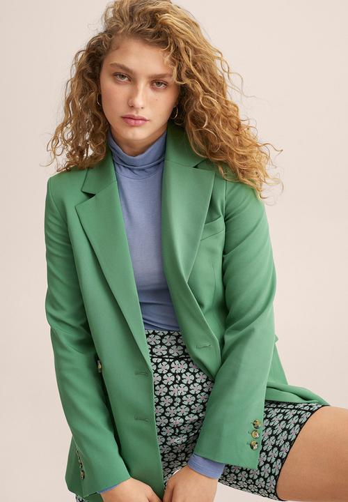 MANGO - Blazer greta - green