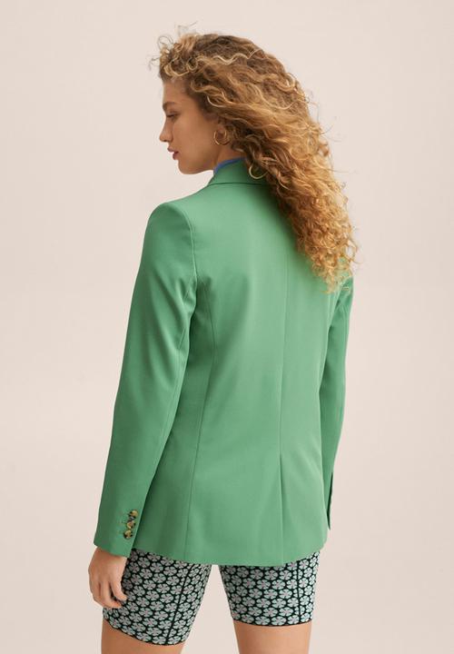 MANGO - Blazer greta - green