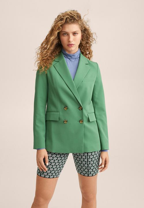 MANGO - Blazer greta - green