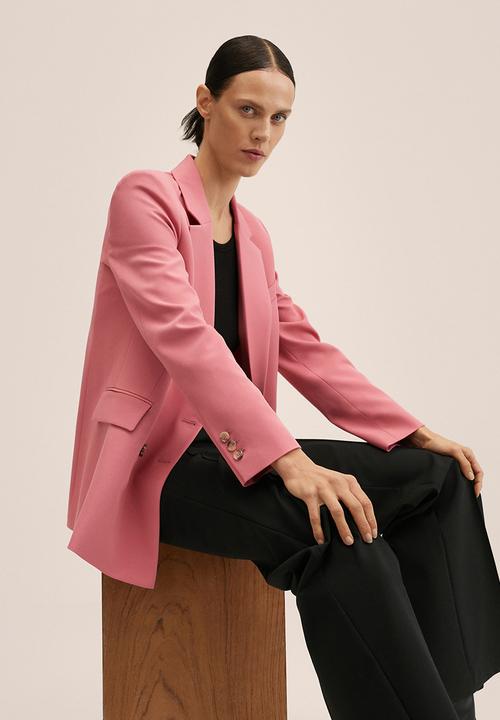 MANGO - Blazer greta - light pastel pink