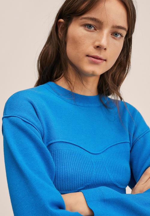 MANGO - Dress gabi - bright blue