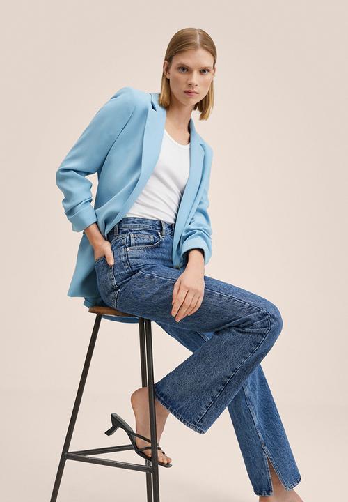 MANGO - Blazer eleonor - light pastel blue