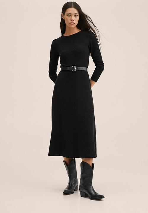 MANGO - Dress yueling - dark grey